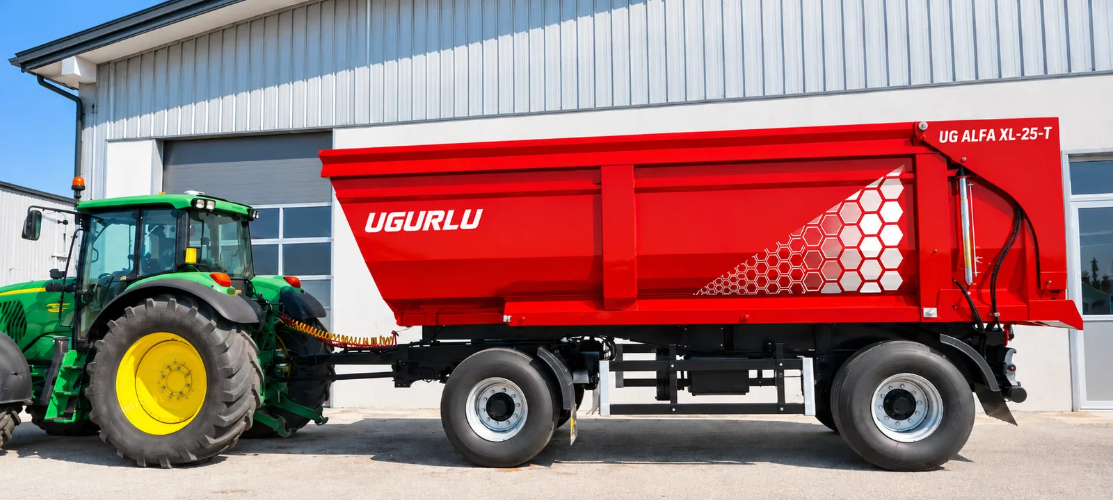 Ugurlu 2 Axle 25 Tonne Turntable Pilot Wheels Pool Body