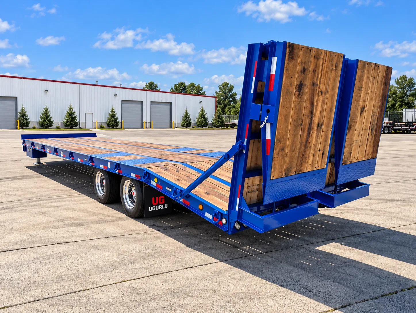 Ugurlu 2 Axle Dual Folding Ramp 1