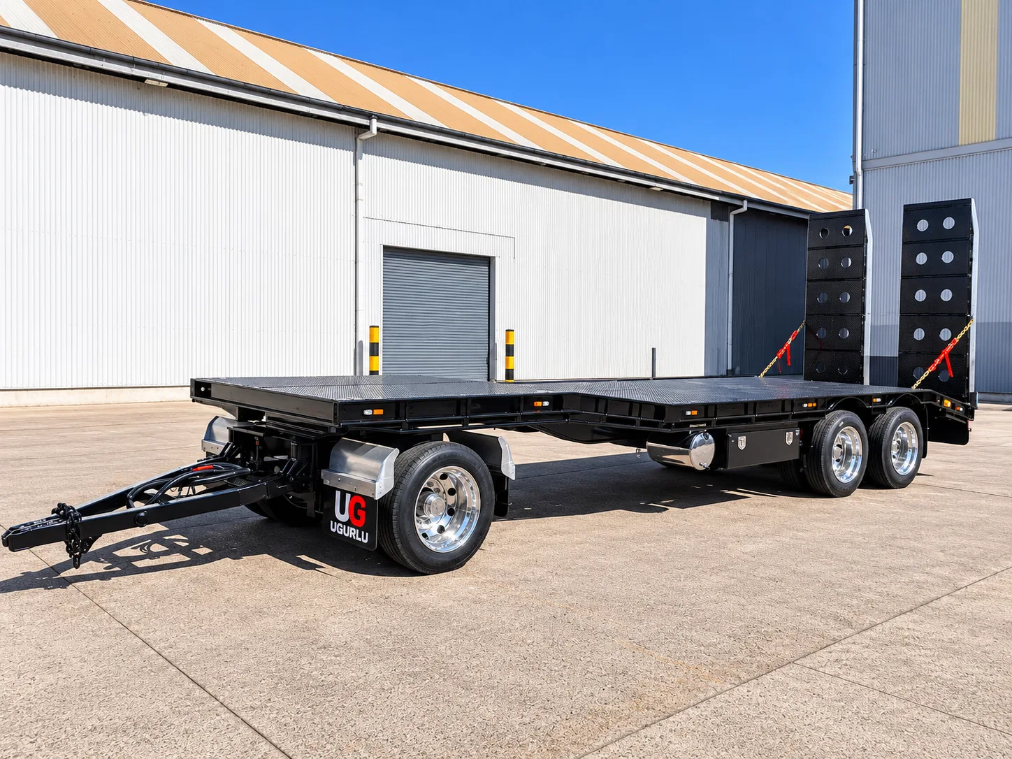 UG 3 Axle Turntable Rear with Ramp Drawbar