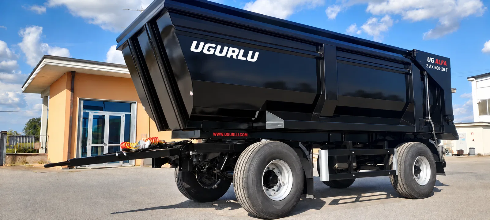 Ugurlu UG Alfa 6 m 26 Tonne Pilot Axle Turntable Pool Body