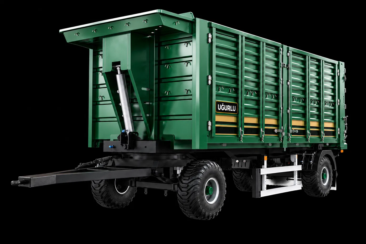 UG Alfa Dangal Sides Side Opening Hinged 2 Axle Turntable