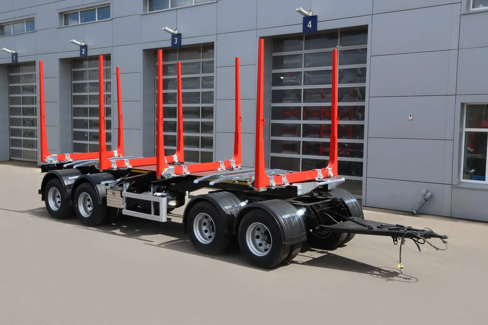 4 Axle Turntable Timber Trailers 2
